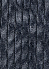 Paul Stuart Wool Ribbed Sock with Contrast Trim, thumbnail 3