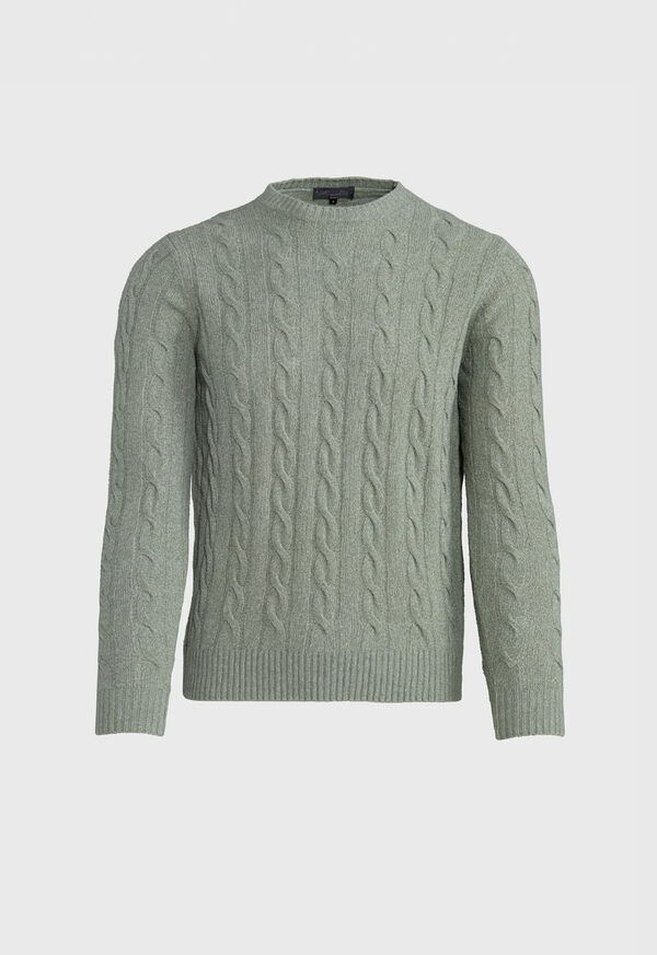 Paul Stuart Boucle Cable Knit Sweater, image 1