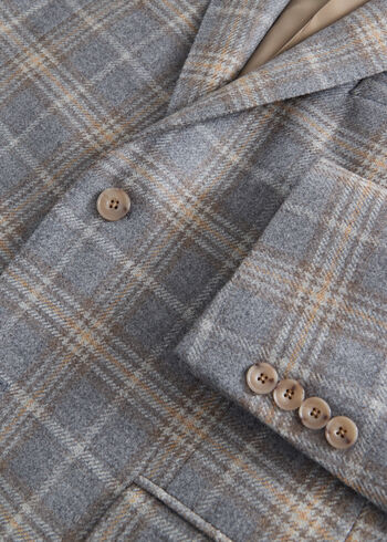 Paul Stuart Wool & Cashmere Plaid Jacket