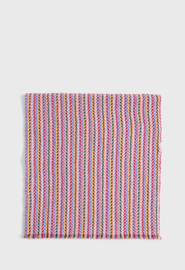 Paul Stuart Cashmere Multicolor Weave Scarf, image 2