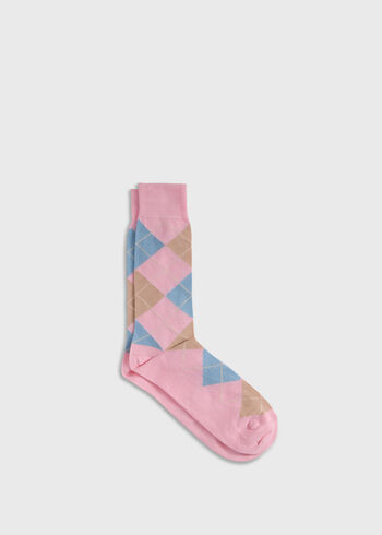 Paul Stuart Cotton Argyle Sock