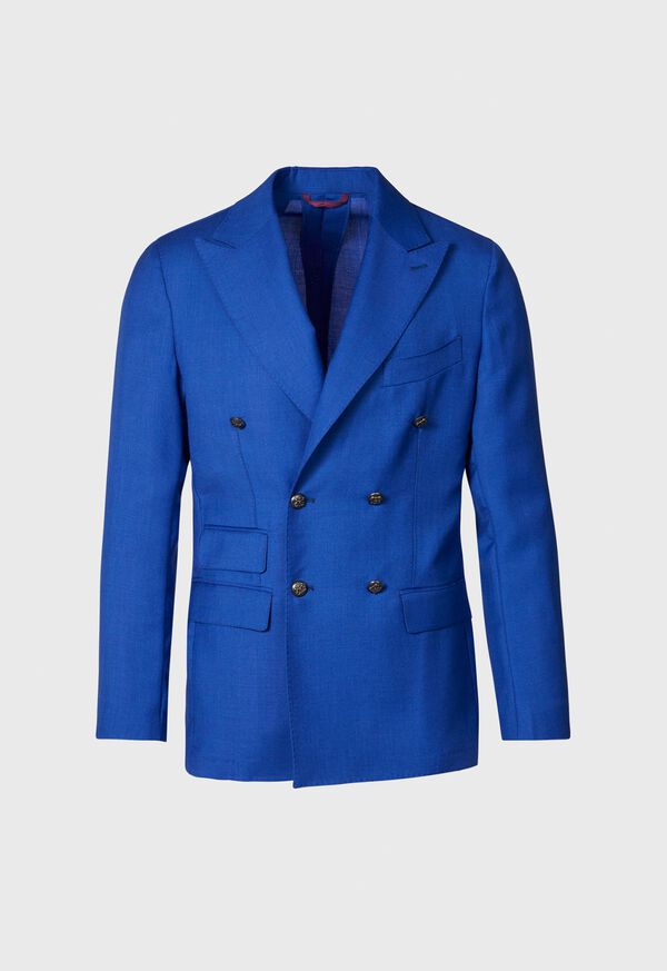 Paul Stuart Mohair & Silk Double Breasted Jacket