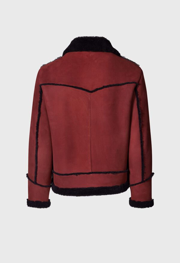 Paul Stuart Shearling Bomber Jacket, image 5