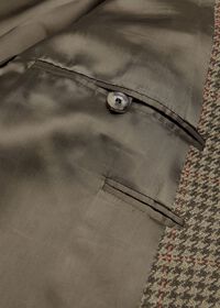 Paul Stuart Olive and Sage Houndstooth Sport Jacket, thumbnail 3