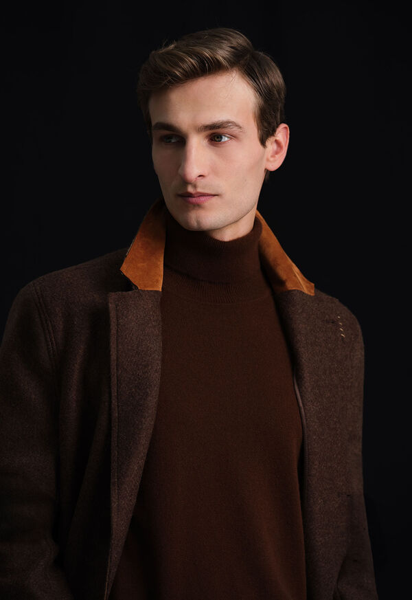 Paul Stuart Wool Raw Edge Coat, image 8