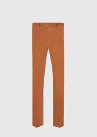 Paul Stuart Brushed Cotton Plain Front Newton Pant, thumbnail 1