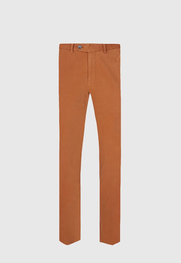 Paul Stuart Brushed Cotton Plain Front Newton Pant, image 1