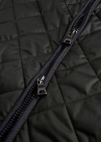 Paul Stuart Nylon Quilted Vest with Piping, thumbnail 2