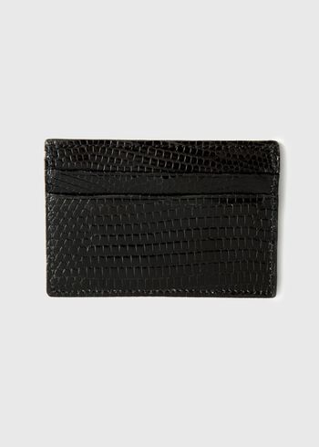 Paul Stuart Lizard Card Case