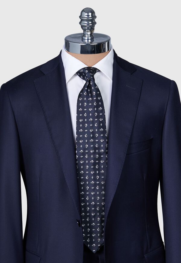 Paul Stuart Woven Silk Diamond Deco Tie, image 3