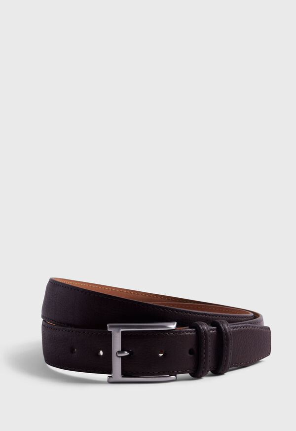 Paul Stuart Textured Bison Belt, image 2