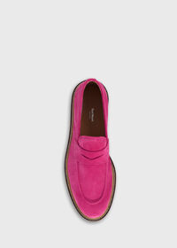 Paul Stuart Delfino Nubuck Penny Loafer, thumbnail 4