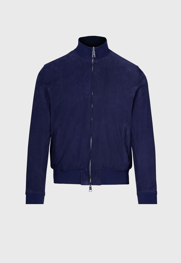 Paul Stuart Reversible Suede Bomber Jacket, image 1