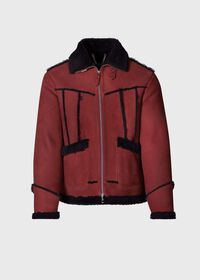 Paul Stuart Shearling Bomber Jacket, thumbnail 1