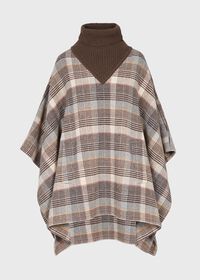Paul Stuart Plaid Poncho, thumbnail 1