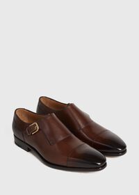 Paul Stuart Giordano Leather Monk Strap, thumbnail 5