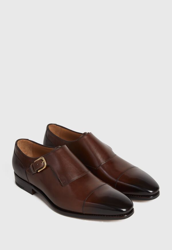 Paul Stuart Giordano Leather Monk Strap, image 5
