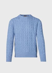 Paul Stuart Wool Blend Cable Sweater, thumbnail 1