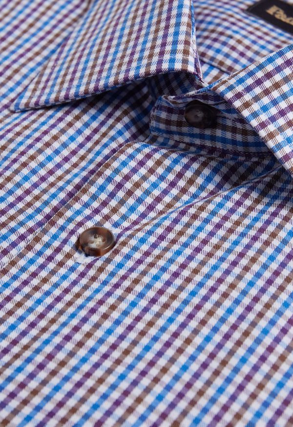 Paul Stuart Cotton Check Sport Shirt, image 3
