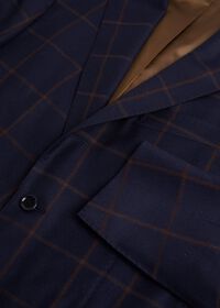 Paul Stuart Navy Windowpane Suit, thumbnail 2