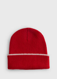 Paul Stuart Cashmere Ribbed Beanie, thumbnail 1