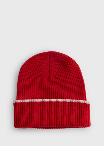 Paul Stuart Cashmere Ribbed Beanie