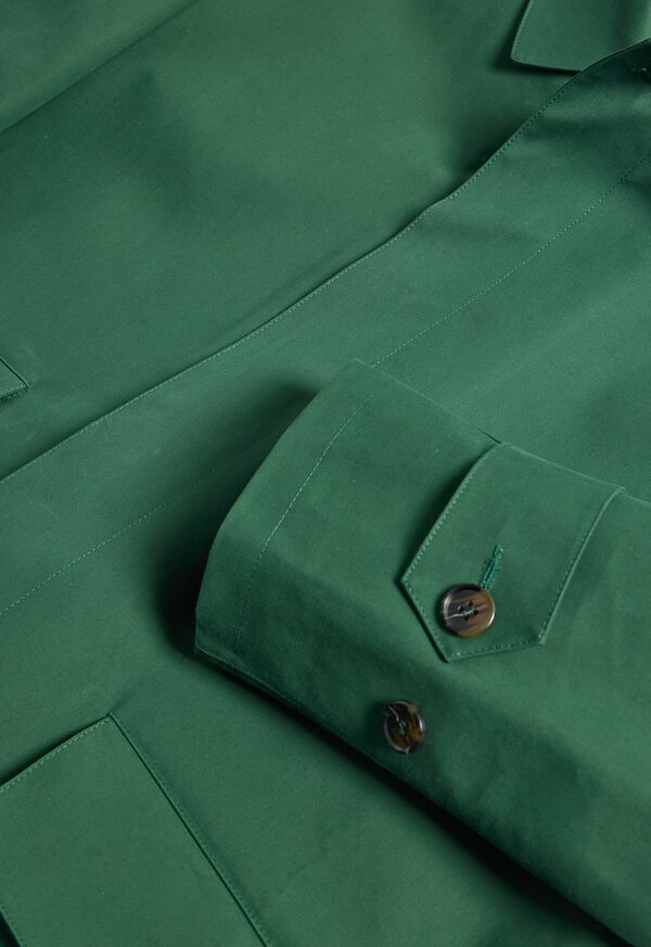 Paul Stuart Bonded Cotton Raincoat, image 3