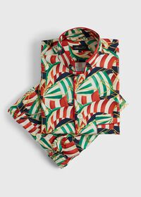 Paul Stuart Silk Sailboat Printed Pajama, thumbnail 1