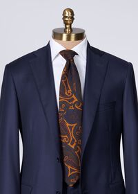 Paul Stuart Wool Paisley Tie, thumbnail 2