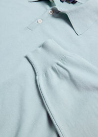 Paul Stuart Egyptian Cotton Long Sleeve Polo, thumbnail 2