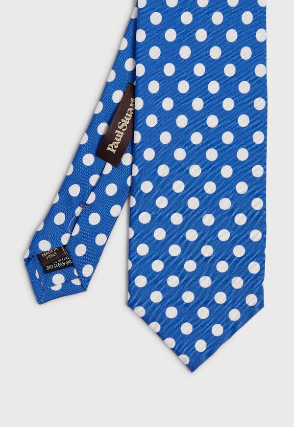 Large Dot Silk Tie