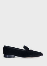 Paul Stuart Travis Velvet Lion Slip-on, thumbnail 1