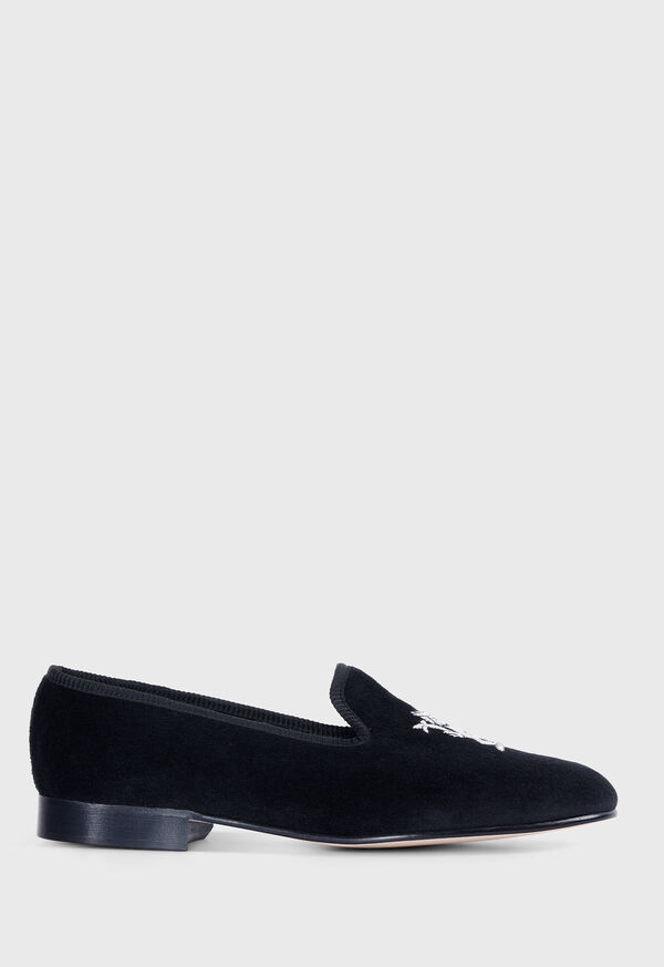 Paul Stuart Travis Velvet Lion Slip-on, image 1