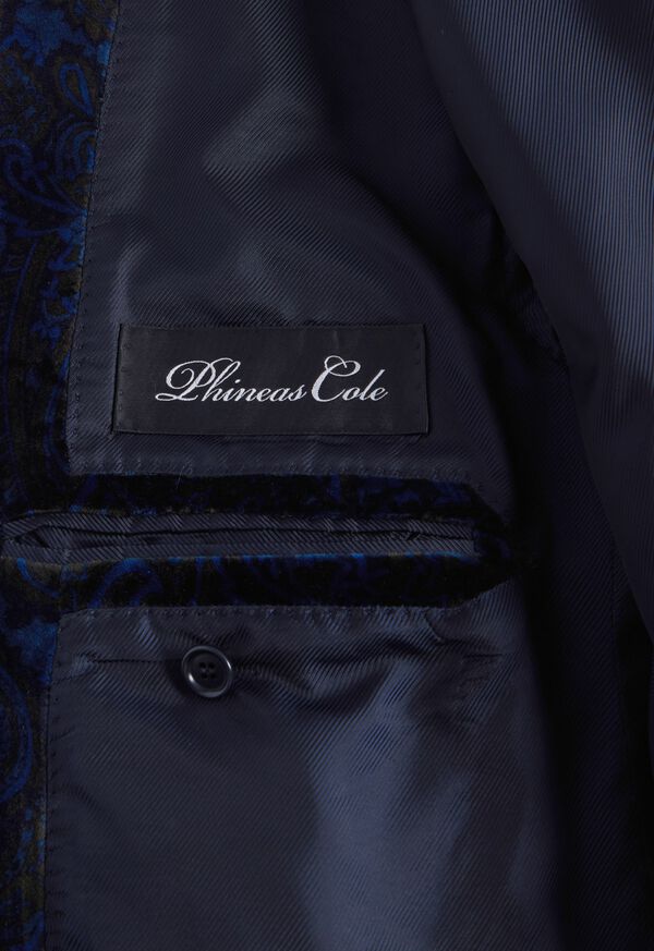 Paul Stuart Paisley Velvet Dinner Jacket, image 4