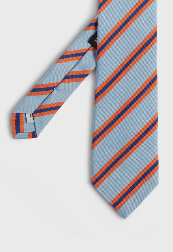 Paul Stuart Woven Silk Regimental Stripe Tie, image 1