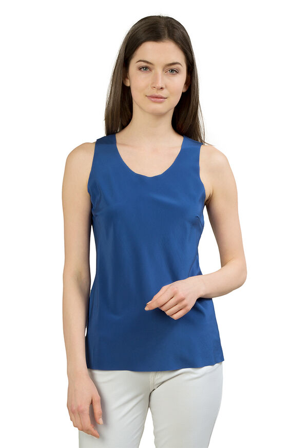 Paul Stuart Silk Sleeveless Tank, image 1
