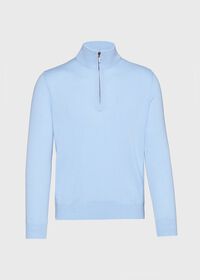 Paul Stuart Cashmere 1/4 Zip Mock Neck Sweater, thumbnail 1