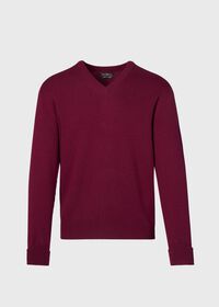 Paul Stuart Classic Cashmere V-Neck Sweater, thumbnail 1