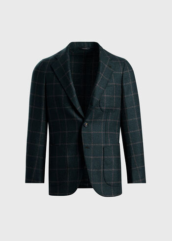Paul Stuart Tweed Windowpane Jacket