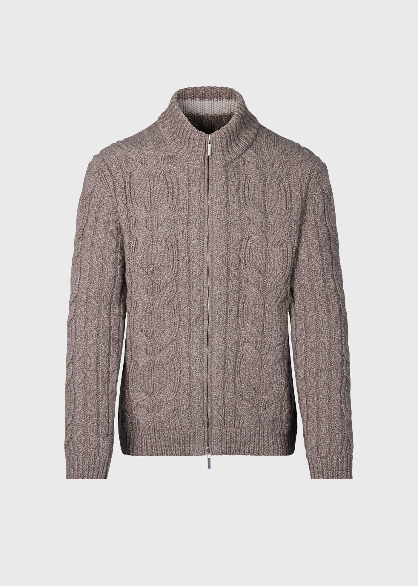 Wool & Cashmere Full Zip Cardigan