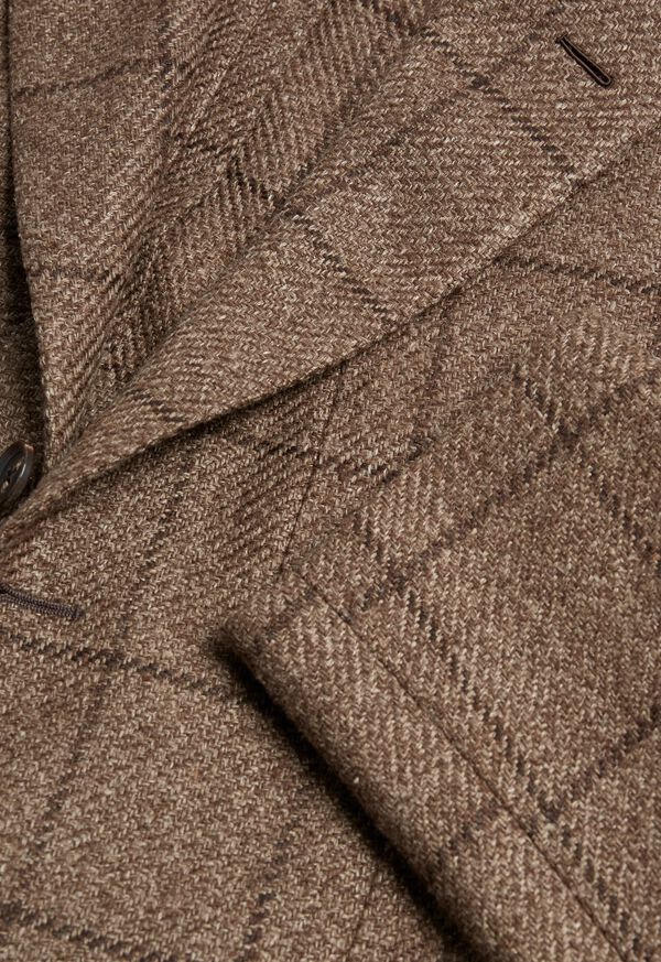 Paul Stuart Brown Windowpane Jacket, image 2