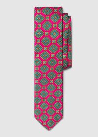 Paul Stuart Silk Large Medallion Tie, thumbnail 1