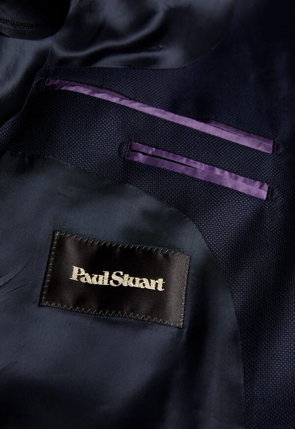 Paul Stuart Navy Hopsack Soft Jacket, image 3