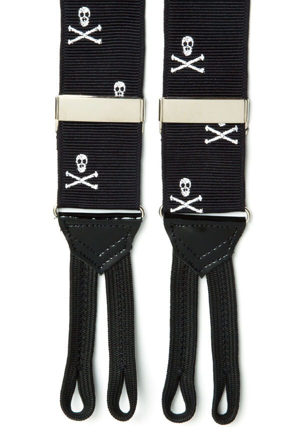 Paul Stuart Skull & Crossbones Braces, image 1
