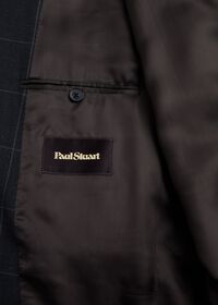 Paul Stuart Grey Windowpane Classic shoulder suit, thumbnail 4