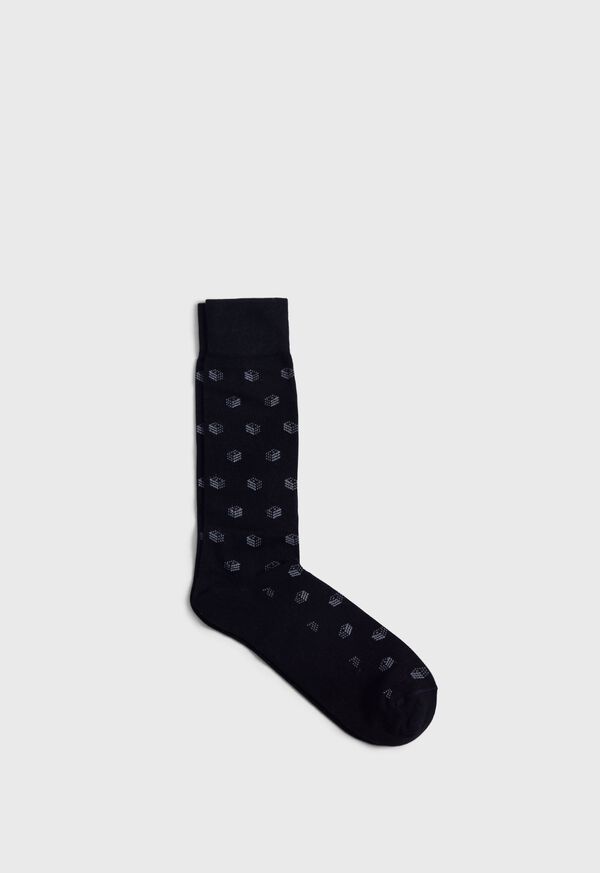 Paul Stuart Deco Motif Sock, image 1