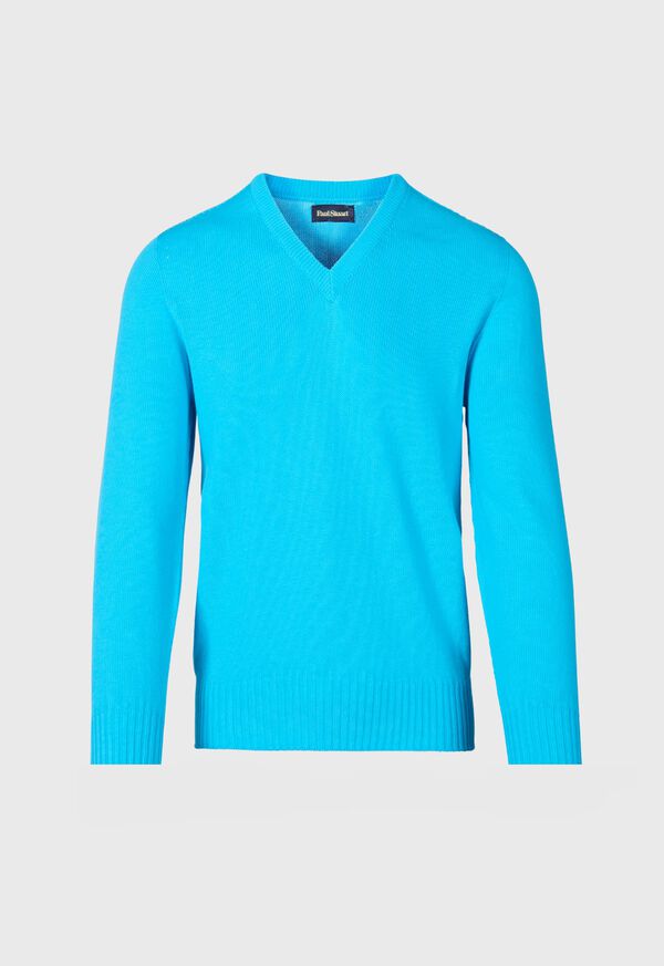 Paul Stuart Cotton V-Neck Sweater, image 1