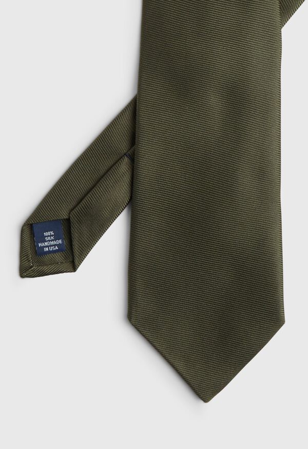 Paul Stuart Solid Silk Twill Tie, image 1