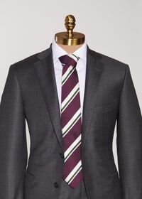 Paul Stuart Textured Stripe Tie, thumbnail 2