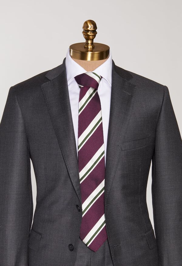 Paul Stuart Textured Stripe Tie, image 2